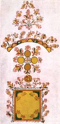 Raummalerei, Mähren, Tschechoslowakei, 1928