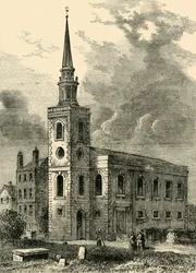 Rotherhithe Kirche, 1750, ca. 1878