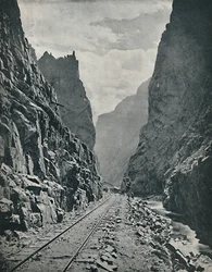 Royal Gorge des Arkansas, um 1897