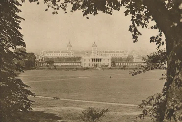Royal Naval College in Greenwich, ehemals ein Krankenhaus für behinderte Seeleute