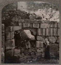 Ruinen des Hauses des Lazarus, um 1900