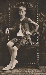 S. A. R. Monseigneur Le Duc De Brabant Prinz Leopold von Belgien, ca. 1910