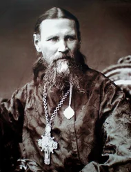 Heiliger Johannes von Kronstadt, russischer Priester, ca. 1900