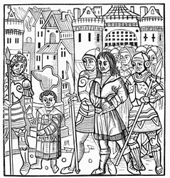 Saint Louis und seine Brüder während des Siebten Kreuzzugs gefangen genommen, 1250 1522