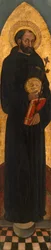 Heiliger Nikolaus von Tolentino von einem Augustineraltar