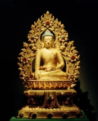 Sakyamuni Skulptur, 18. Jhdt.