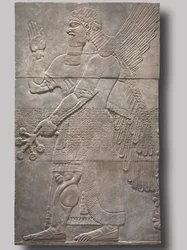 Salutierender Schutzgeist, 883-859 v. Chr.