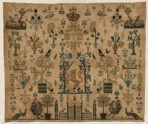 Stickmusterfragment, 1813