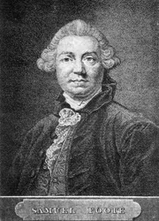 Samuel Foote, englischer Dramatiker, Schauspieler und Theaterleiter des 18. Jahrhunderts, 1886