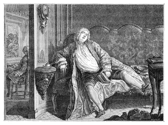 Satirische Komposition von Dumesnil, 1885