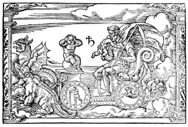 Saturn, römischer Gott der Zeit, 1569