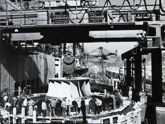 Sayano-Shushenskaya-Wasserkraftwerk, UdSSR, 1970er Jahre