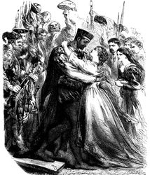 Szene aus Shakespeares Othello, 19. Jahrhundert