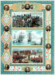Szenen aus britischen Militäreinsätzen, ca. 1887