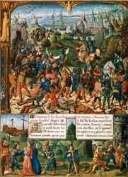 Szenen aus dem Siebten Kreuzzug, 1248-1254, 15. Jahrhundert
