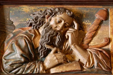 Skulptur in der Kathedrale von Mallorca: Heiliger Paulus, Palma, Spanien