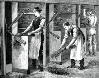 Hechelmaschine, ca. 1880