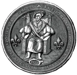 Siegel des Königs der Basoche, 16. Jahrhundert 1870