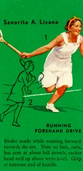 Señorita A. Lizana - Vorhandlauf, um 1935