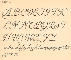 Blatt 10, aus einem Portfolio von Alphabeten, 1929