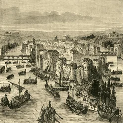 Belagerung von Paris durch die Nordmänner, 845, 1890