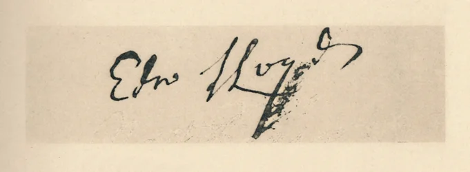 Unterschrift von Edward Lloyd, 1712