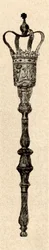 Silberne Keule, verwendet im Virginia House of Burgesses, ca. 1640-1770, 1937