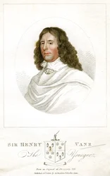 Sir Henry Vane der Jüngere, englischer Staatsmann und Autor, 1814