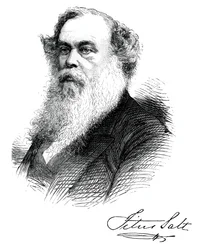 Sir Titus Salt, britischer Hersteller und Wohltäter, ca. 1880
