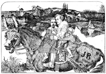 Parodie auf Sir Isumbras und die P.R.B., 1923