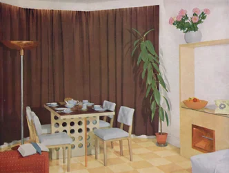 Kleines Wohn-Esszimmer, 1938