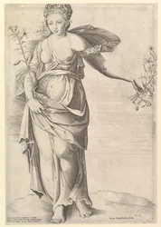 Speculum Romanae Magnificentiae: Flora, Mitte des 16. Jahrhunderts