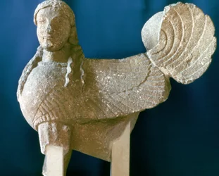 Sphinx aus Zypern, 6. Jahrhundert v. Chr.