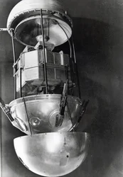 Sputnik 1, russischer Satellit, 1957