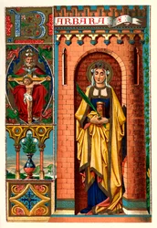 Heilige Barbara, 1886