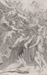 St. Carlo Borromeo umgeben von Engeln
