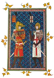 St. Georg und Plantagenet Earl of Lancaster, ca. 1295, 1903