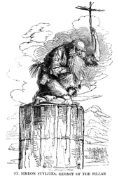 St. Simeon Stylites, Einsiedler der Säule