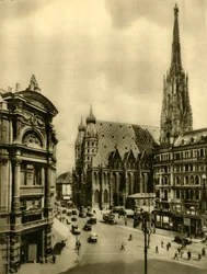 Stephansdom, Wien, Österreich, um 1935