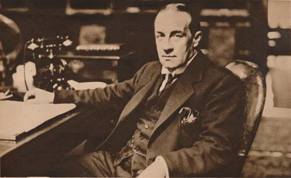 Stanley Baldwin, neu gewählter Premierminister des Vereinigten Königreichs, Mai 1923