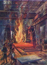 Stahlwalzen, ca. 1917