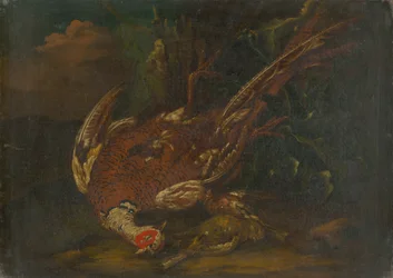 Stillleben mit Perlhuhn