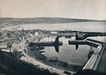 Stonehaven - Der Hafen, 1895