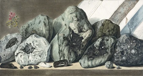 Steine und Kristalle vom Vesuv, ca. 1770
