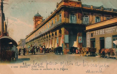 Straßenszene, Havanna, Kuba, um 1910