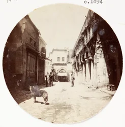 Straßenszene, um 1894