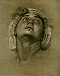 Studie eines Kopfes, 1901