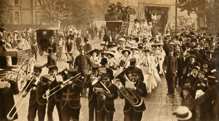 Suffragetten-Märtyrer aus dem Gefängnis entlassen