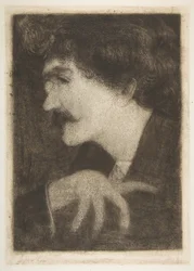 Vorschlag von Whistler für sein Porträt, 1870er Jahre