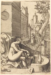 Susanna von den beiden Alten überrascht, 1555
